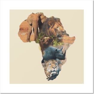 Big 5 Africa Posters and Art